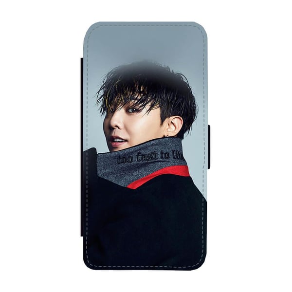 Til Samsung Galaxy S8+: G-Dragon, flipdeksel med unikt motiv, mobiletui med stativfunksjon