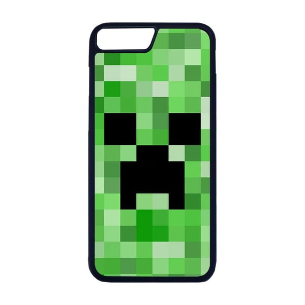 Til iPhone 7 Plus / 8 Plus: Minecraft Creeper, mobildeksel med unikt motiv, beskyttende cover
