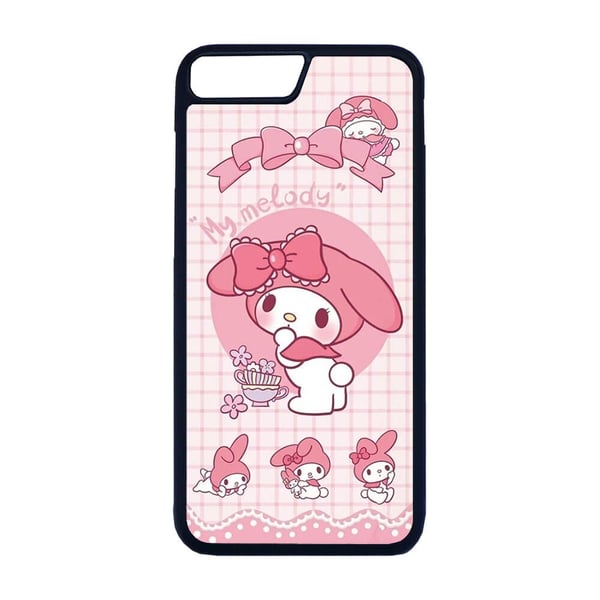 Til iPhone 7 Plus / 8 Plus: My Melody, mobilcover med unikt motiv, beskyttende cover