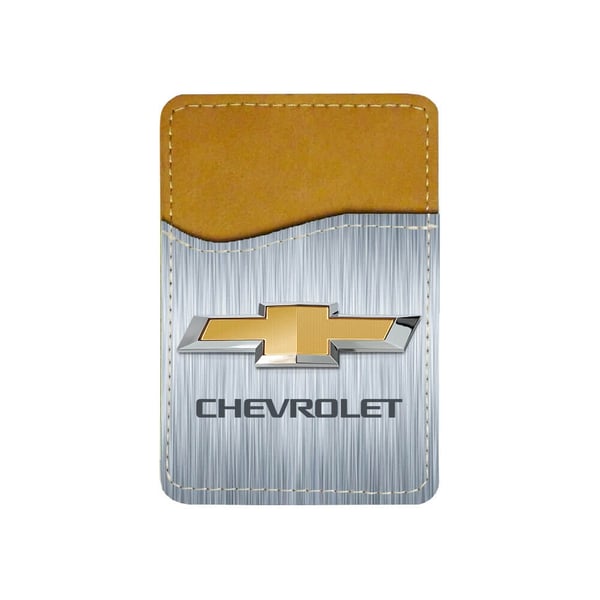 Itseliimautuva korttipidike puhelimeen (Universaali): Chevrolet, tyylikäs korttitasku eloisalla ja uniikilla kuviolla
