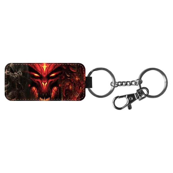 Nyckelring: Diablo 3, stilrent hängsmycke med livfull och unikt design