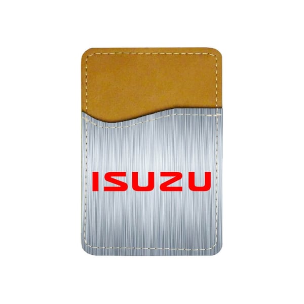 Selvklebende kortholder til mobil (Universell): Isuzu, kortlomme med levende og unikt design til telefonen