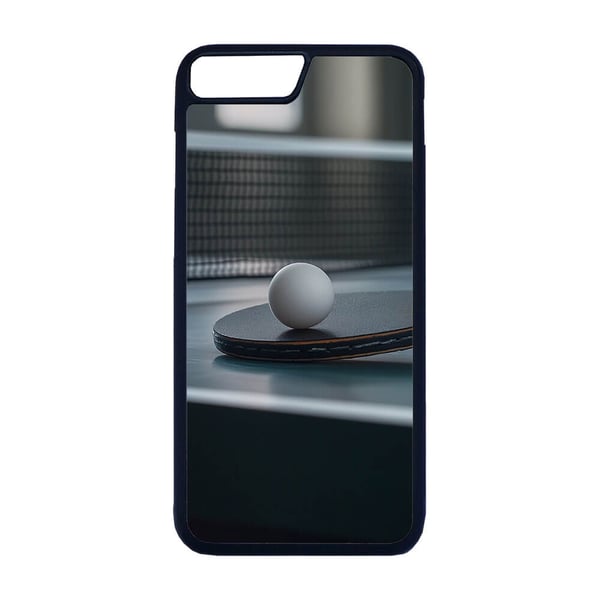 iPhone 7 Plus / 8 Plus -malliin: Urheilu Pöytätennis, suojakuori uniikilla kuviolla, kestävä kännykänkuori