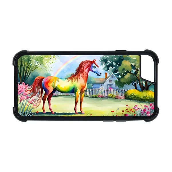 Regnbuehest iPhone SE 2020 Mobiltelefon Deksel