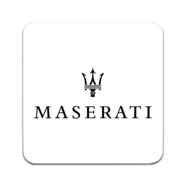 Glassunderlag (2-pakning): Maserati, stilrene underlag med unike og livlige motiver