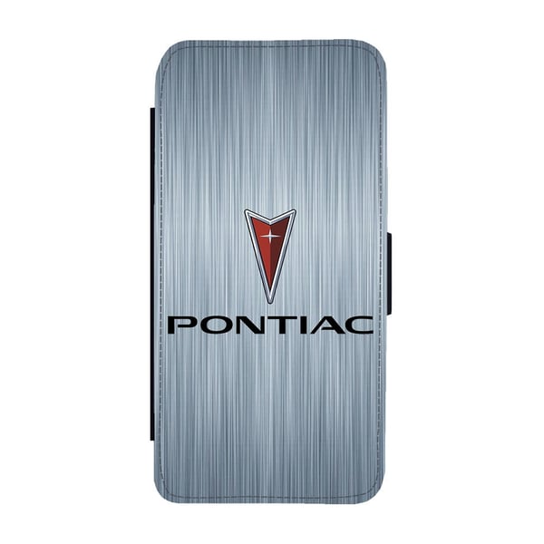 Til Samsung Galaxy S8+: Pontiac 1957 Logo, flipdeksel med unikt motiv, mobiletui med stativfunksjon