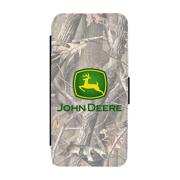 Til Samsung Galaxy S8: John Deere, flipdeksel med unikt motiv, mobiletui med stativfunksjon