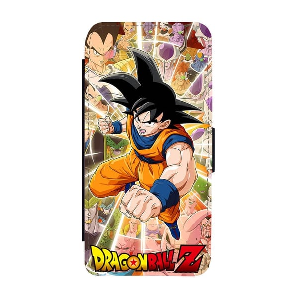 Til Samsung Galaxy S9: Manga Dragon Ball Z, flip-cover med unikt motiv, mobilcover med standerfunktion