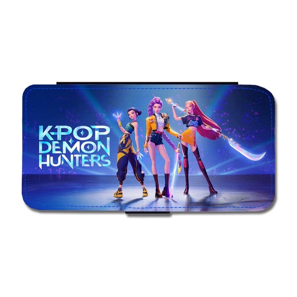 Til Samsung Galaxy S8: KPop Demon Hunters HUNTR/X, flipdeksel med unikt motiv, mobiletui med stativfunksjon