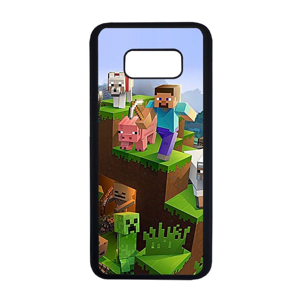 Til Samsung Galaxy S8+: Minecraft, mobildeksel med unikt motiv, beskyttende cover