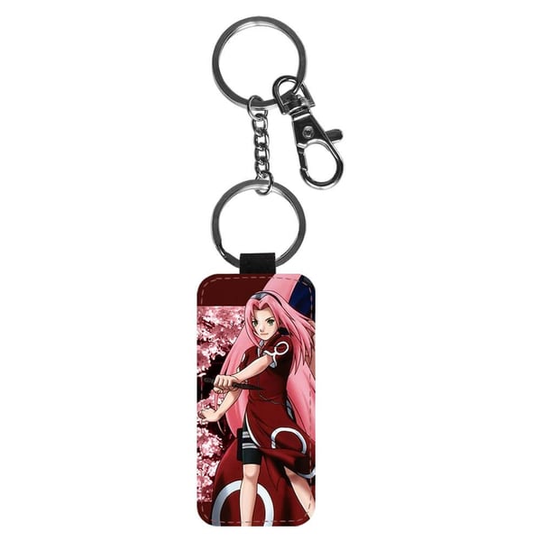 Avaimenperä: Naruto Sakura Haruno, tyylikäs riipus, jossa on eloisa ja uniikki kuvio