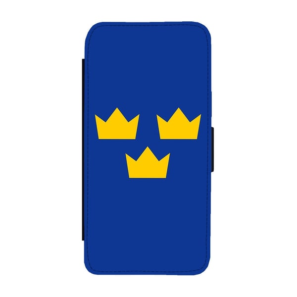 Til Samsung Galaxy S8: Swedish Three Clowns, flipdeksel med unikt motiv, mobiletui med stativfunksjon