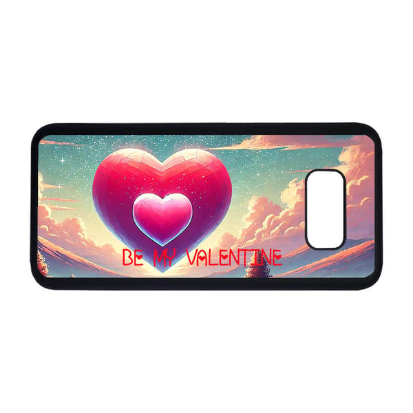 Til Samsung Galaxy S8: Be My Valentine, mobildeksel med unikt motiv, beskyttende cover