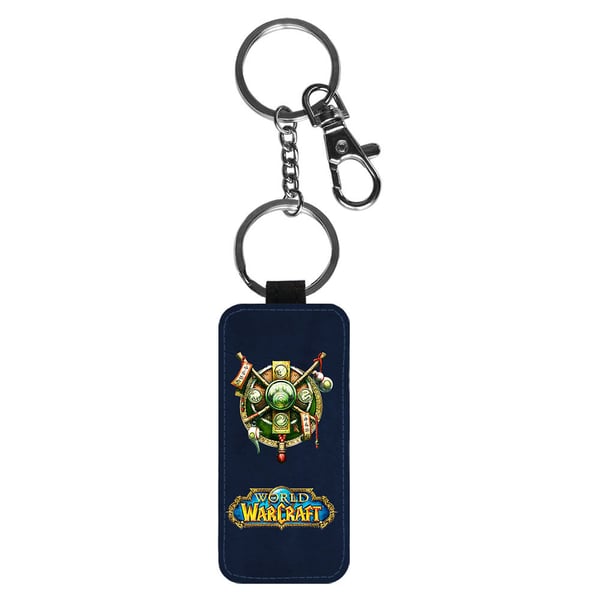 Nøkkelring: World of Warcraft Pandaren, stilrent anheng med levende og unikt design