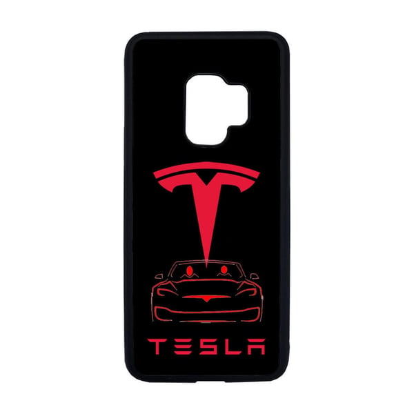 Til Samsung Galaxy S9: Tesla, mobildeksel med unikt motiv, beskyttende cover