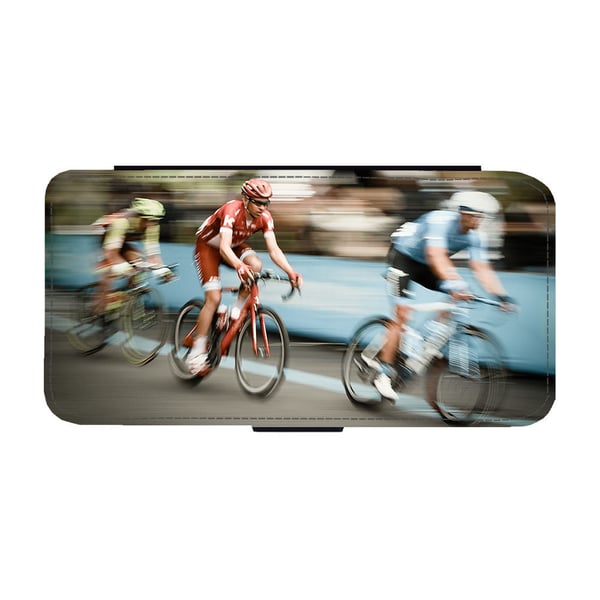 Til Samsung Galaxy S8: Cycling, flipdeksel med unikt motiv, mobiletui med stativfunksjon