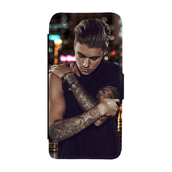 Justin Bieber Samsung Galaxy S9, flipdeksel med unikt motiv, mobiletui med stativfunksjon