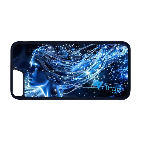 Til iPhone 7 Plus / 8 Plus: Stjernetegn Jomfru, mobildeksel med unikt motiv, beskyttende cover