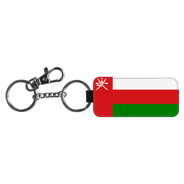 Avaimenperä: Flag of Oman -Oman Flag, tyylikäs riipus, jossa on eloisa ja uniikki kuvio Avaimenperä: Flag of Oman -Oman Flag, tyylikäs riipus, jossa on eloisa ja uniikki kuvio
