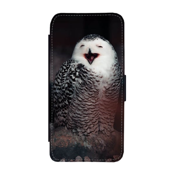 Til Samsung Galaxy S8: Laughing Owl, mobildeksel med unikt motiv, beskyttende cover