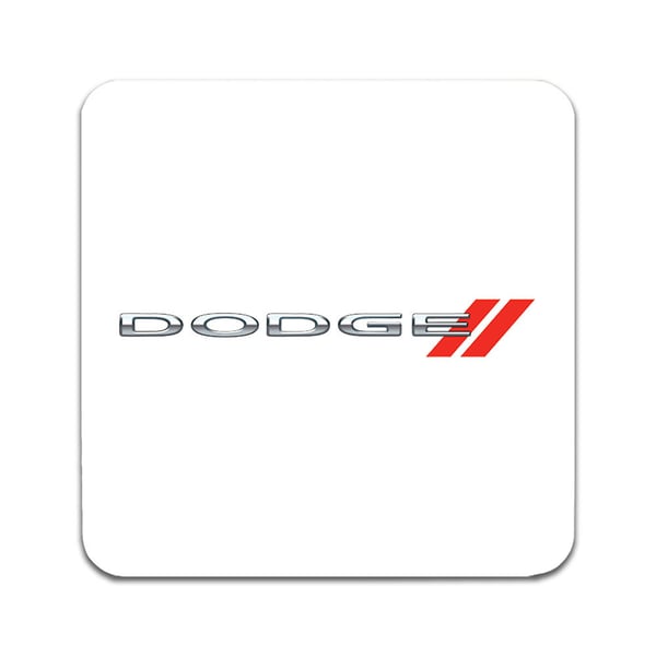 Glassunderlag (2-pakning): Dodge, stilrene underlag med unike og livlige motiver
