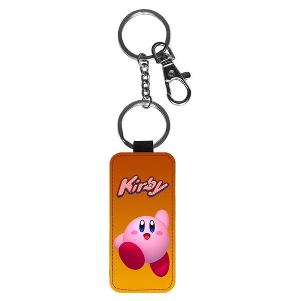 Nøkkelring: Kirby, stilrent anheng med levende og unikt design