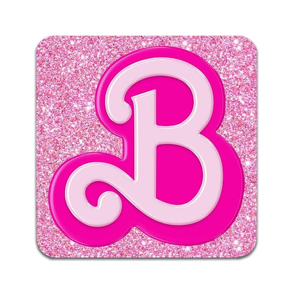 Lasinaluset (2 kpl): Barbie 2023, tyylikkäät aluset uniikeilla ja eloisilla kuvioilla