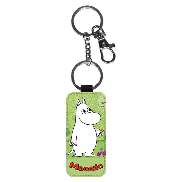 Avaimenperä: Moomin, tyylikäs riipus, jossa on eloisa ja uniikki kuvio