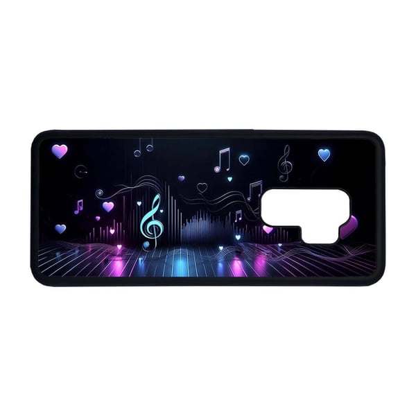 Til Samsung Galaxy S9+: Musikk, mobildeksel med unikt motiv, beskyttende cover