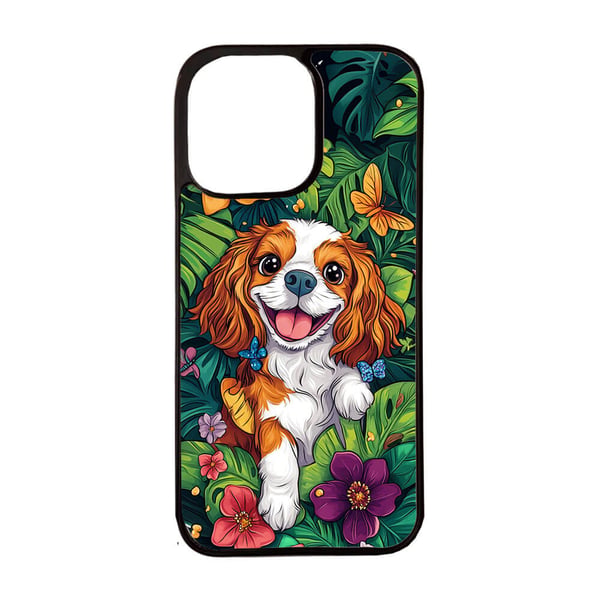 Lasten söpö sarjakuva Cavalier King Charles Spaniel Koira iPhone 12 Mini Matkapuhelimen Kansi Lasten söpö sarjakuva Cavalier King Charles Spaniel Koira iPhone 12 Mini Matkapuhelimen Kansi