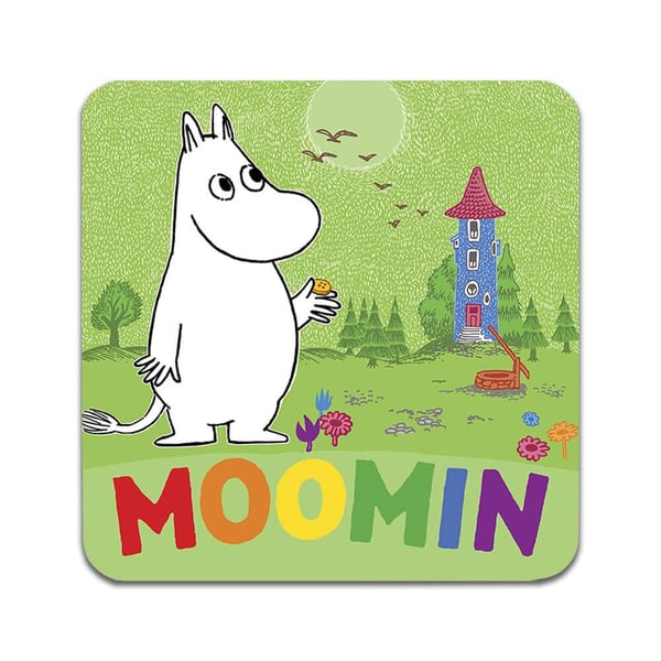 Glassunderlag (2-pakning): Moomins, stilrene underlag med unike og livlige motiver