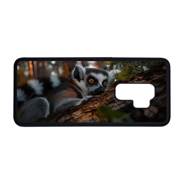 Til Samsung Galaxy S9+: Dyr Lemur, mobildeksel med unikt motiv, beskyttende cover