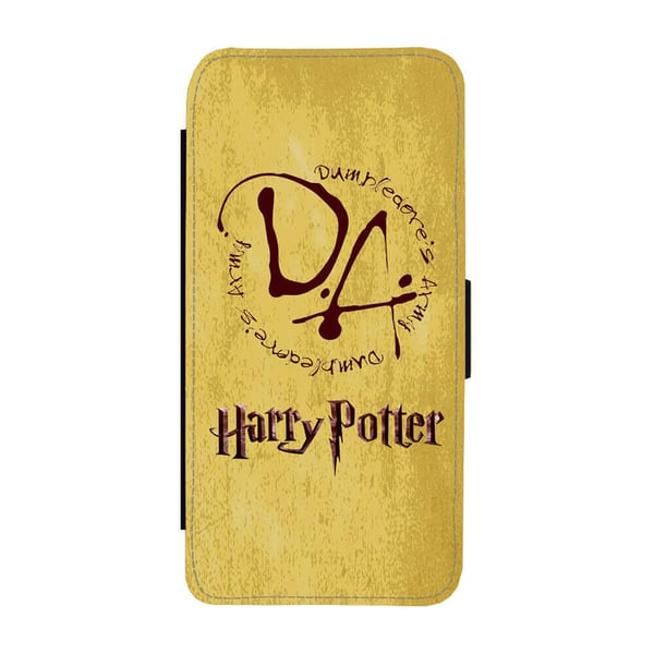 Til Samsung Galaxy S8: Harry Potter Dumbledore's Army, flipdeksel med unikt motiv, mobiletui med stativfunksjon