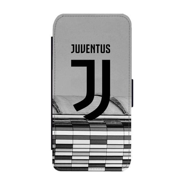 Til Samsung Galaxy S8+: Juventus 2017, flipdeksel med unikt motiv, mobiletui med stativfunksjon
