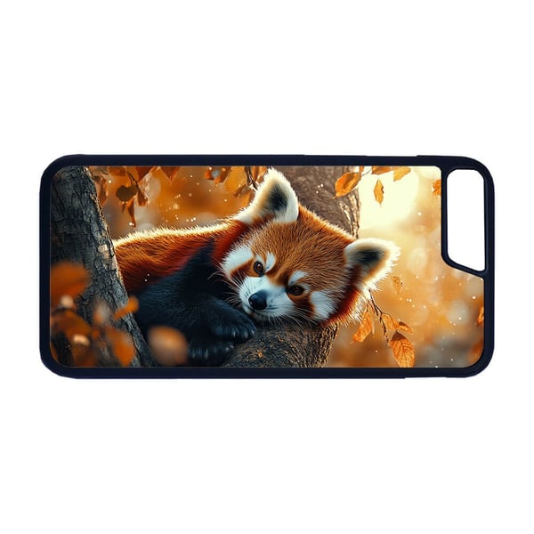 Til iPhone 7 Plus / 8 Plus: Dyr Rød Panda, mobilcover med unikt motiv, beskyttende cover