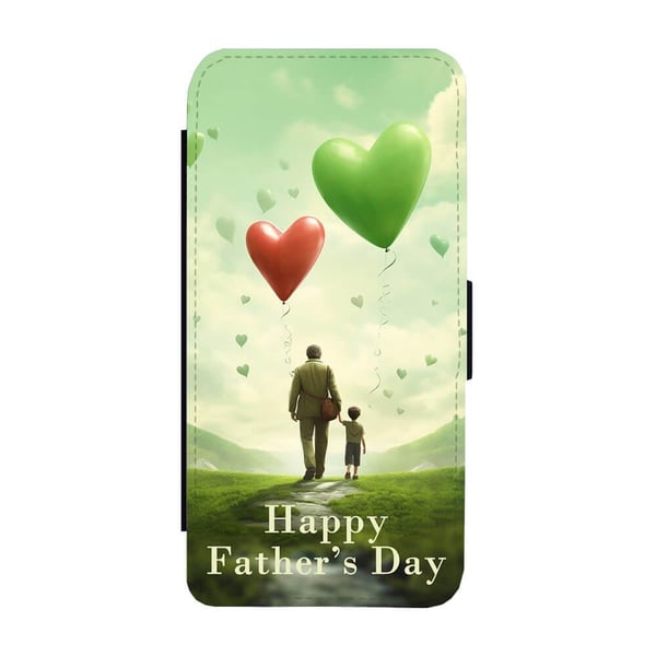 Til Samsung Galaxy S8: Father's Day, flipdeksel med unikt motiv, mobiletui med stativfunksjon