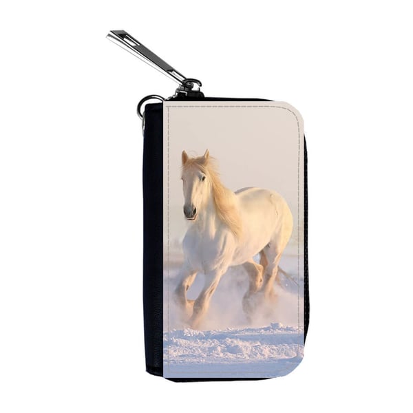 Auton avainkotelo: White Horse  Pouch, suojaava kotelo eloisalla ja uniikilla kuviolla