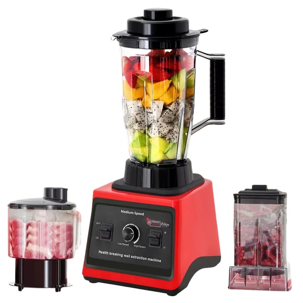 Elektrisk Blender, Multifunktionel Brug, Højhastighedsydelse,3-i-1