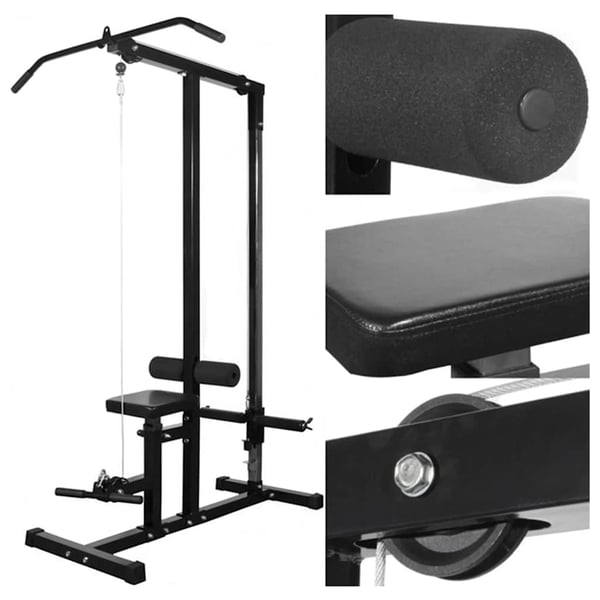 vidaXL Treningstårn med vektplater 40 kg