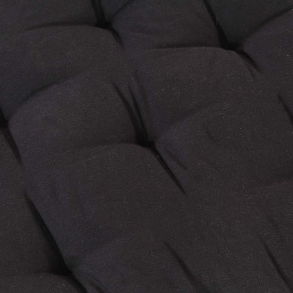 vidaXL hynde til pallesofa 120x40x7 cm sort