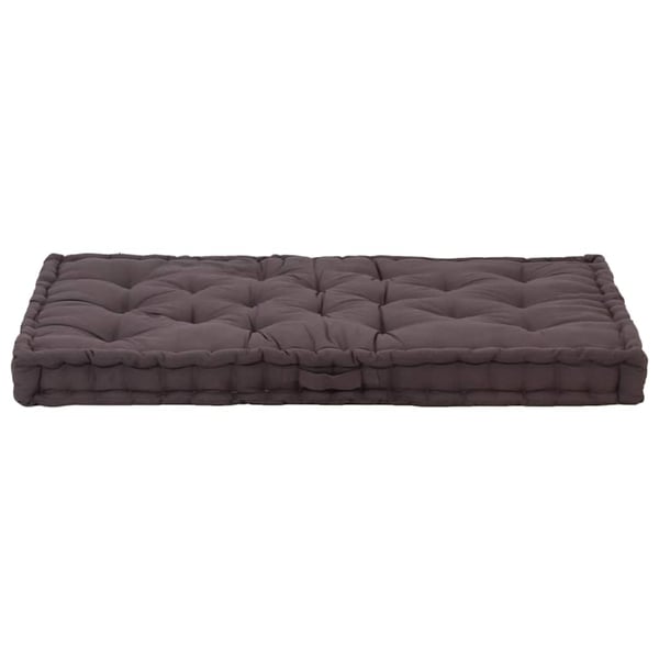 vidaXL hynde til pallesofa 120x80x10 cm antracitgrå