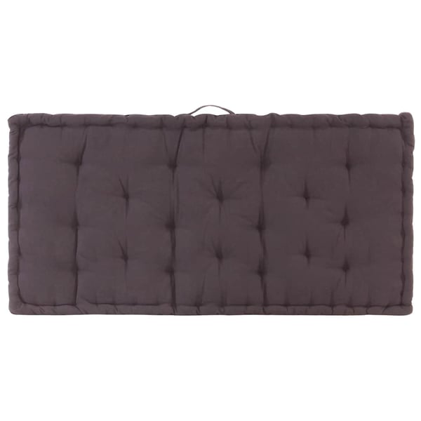 vidaXL hynde til pallesofa 120x80x10 cm antracitgrå