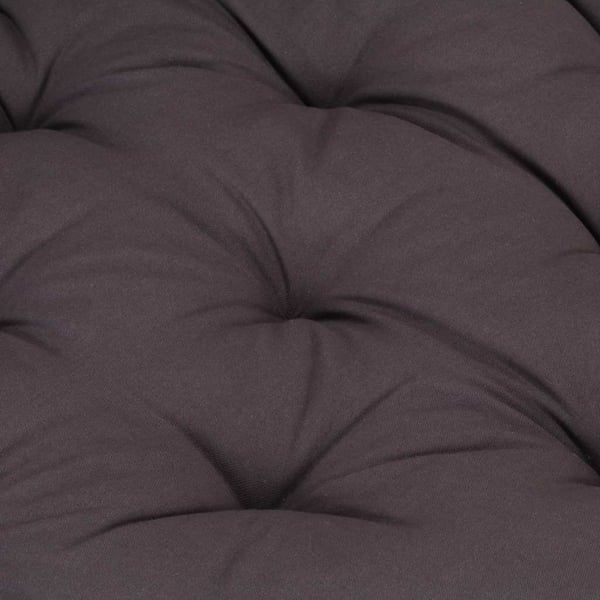 vidaXL hynde til pallesofa 120x80x10 cm antracitgrå