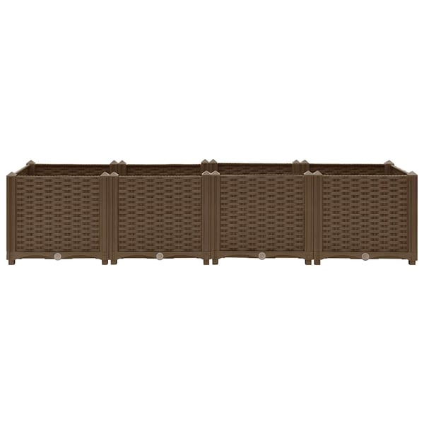 vidaXL højbed 160x40x38 cm polypropylen