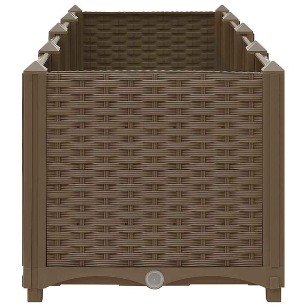 vidaXL højbed 160x40x38 cm polypropylen