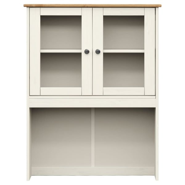 vidaXL Highboard VIGO hvit 80x40x176 cm heltre furu