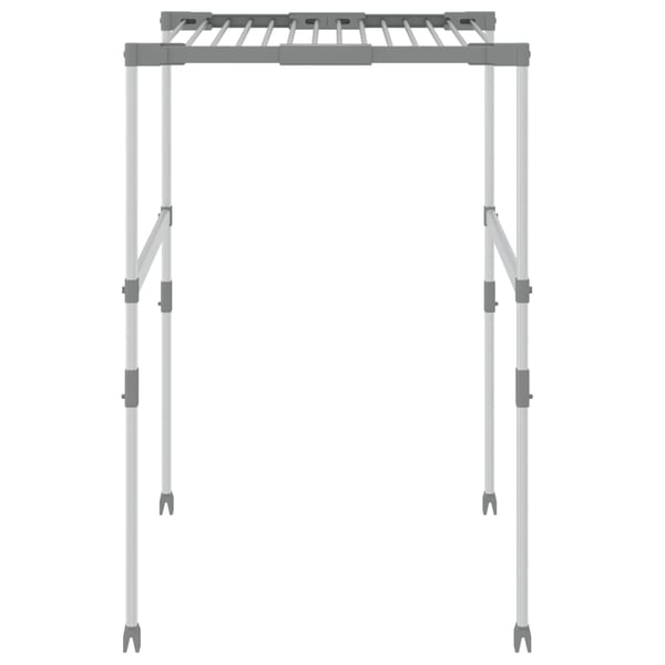 vidaXL Tørkestativ 83x(50-55)x(40-85) cm aluminium