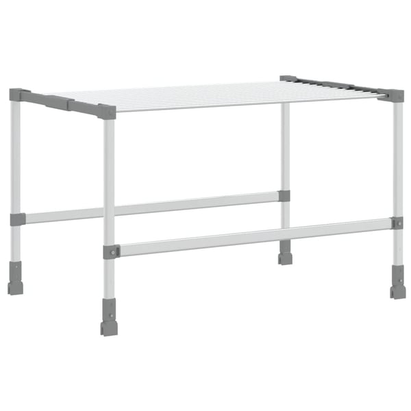 vidaXL Tørkestativ 83x(50-55)x(40-85) cm aluminium