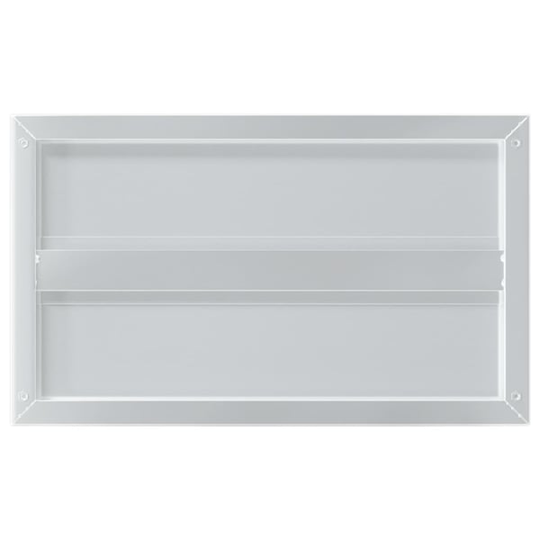 vidaXL Vegghyller 2 stk 50x30x3 cm sølv rustfritt stål