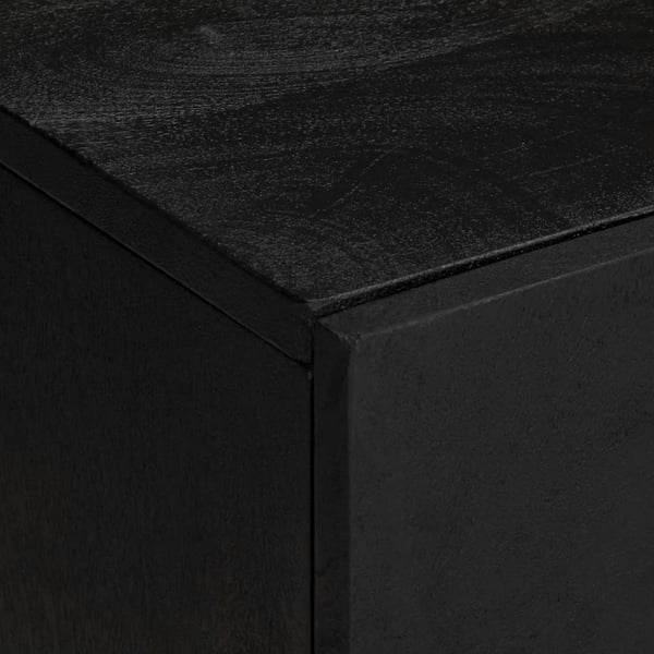vidaXL Tvättställsskåp svart 62x33x58 cm konstruerat trä
